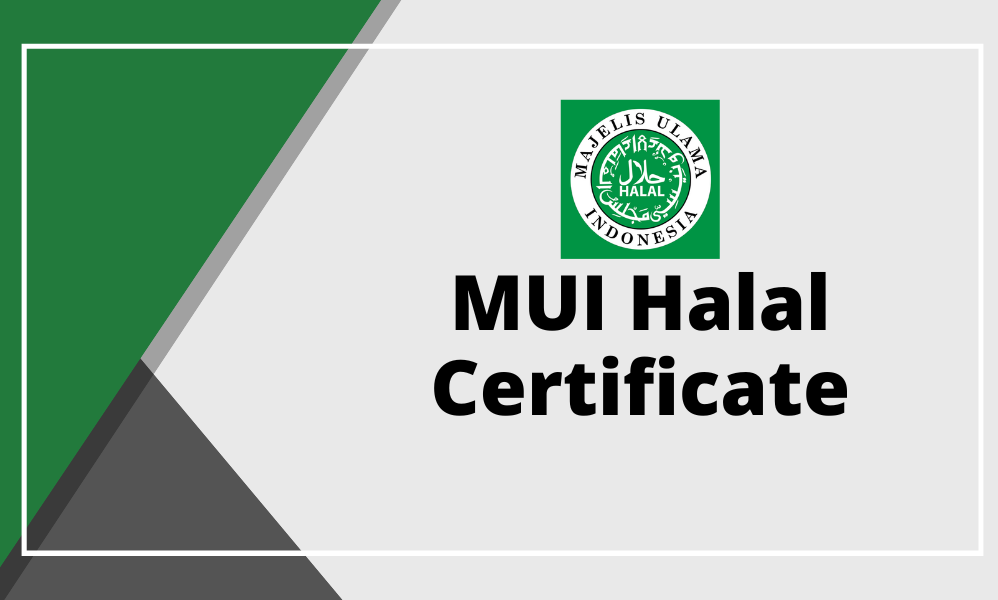 MUI Halal Certificate