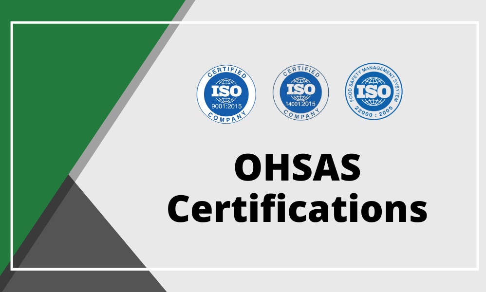 OHSAS Certifications